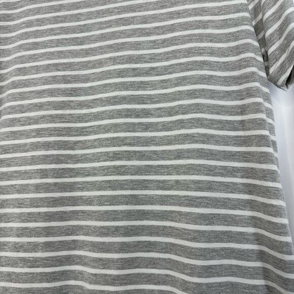 Simply Southern Sequin Pineapple T-Shirt Gray Stripe Large Cozy Everday Bling - Picture 3 of 7